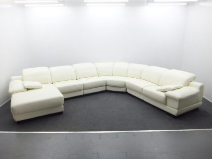 モデルルーム展示品 IDC大塚家具 LS Comfort-08 カウチソファ ホワイト　270000